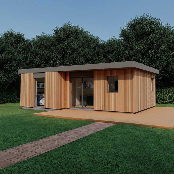 Ledbury One Room Cedar Annexe