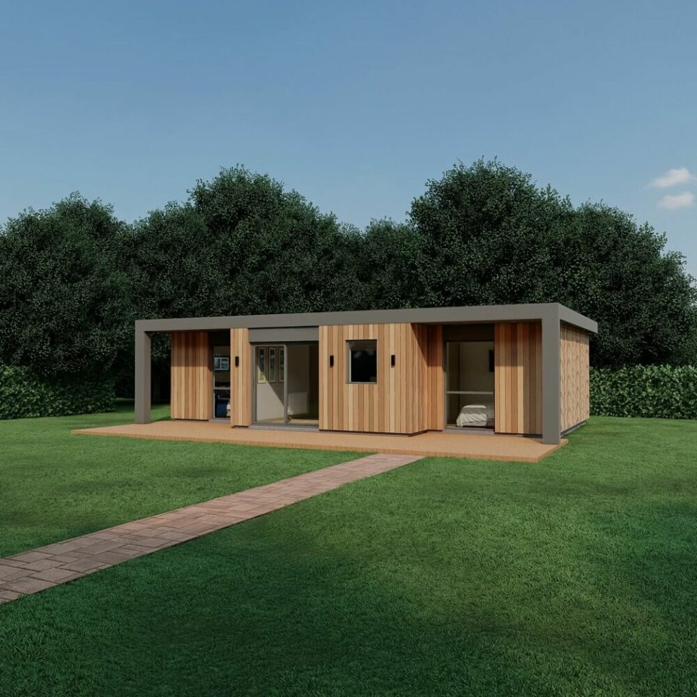 The Malvern_Two Bedroom_Cedar Clad_Extended Background (1)