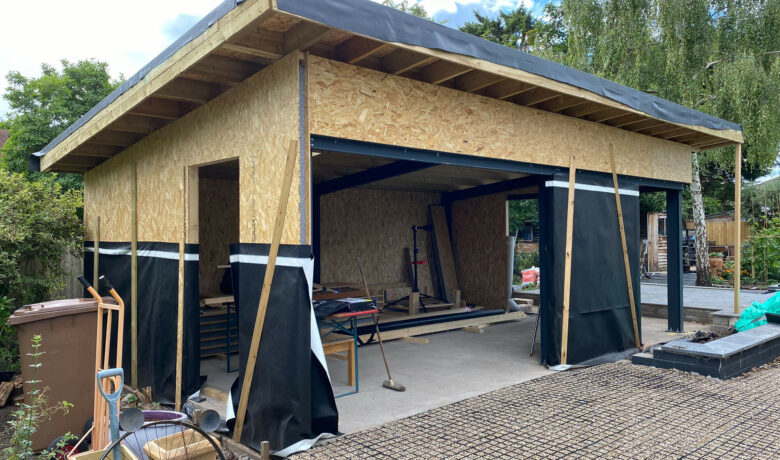 DIY Garden Garage & Office